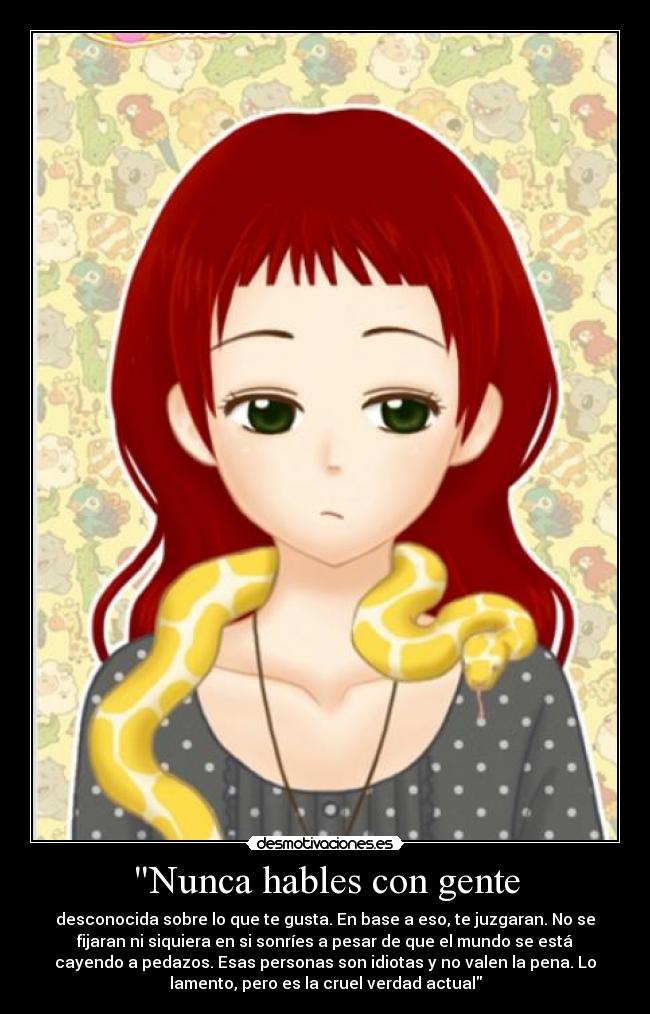 Nunca hables con gente - 
