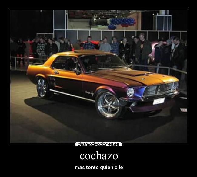 cochazo - mas tonto quienlo le