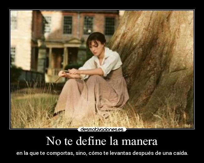 No te define la manera - 