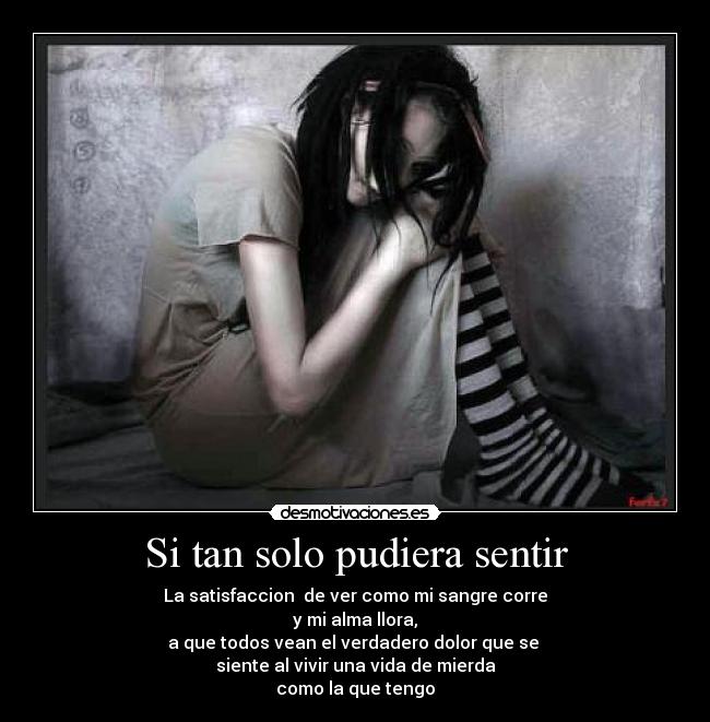 Si tan solo pudiera sentir - 