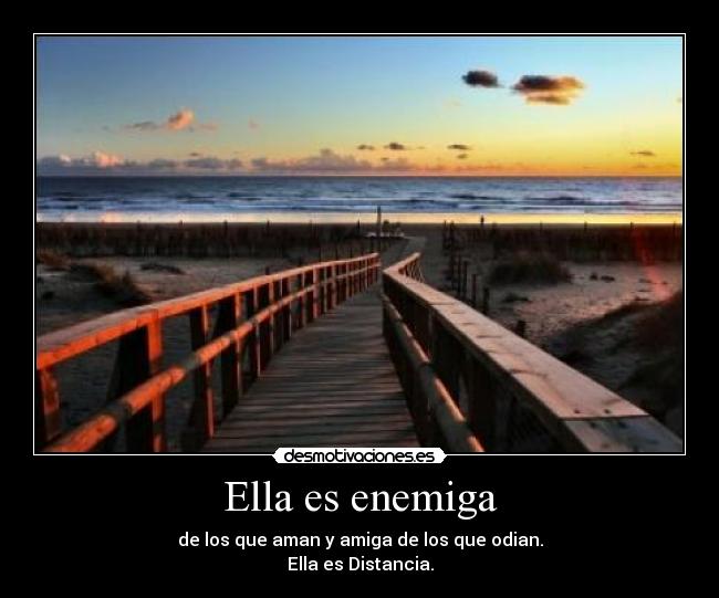 Ella es enemiga -