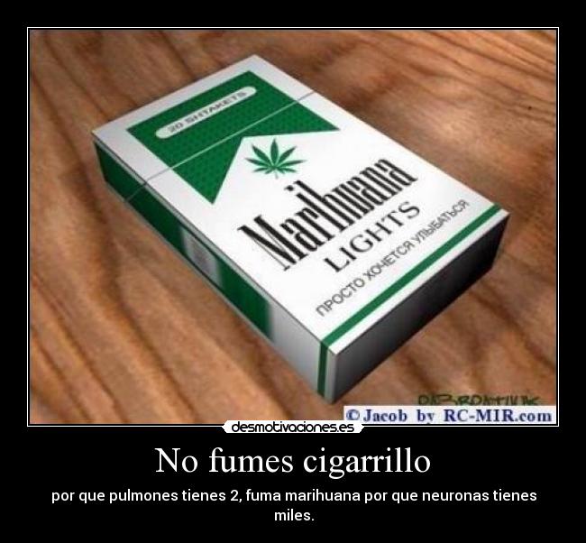 No fumes cigarrillo - 