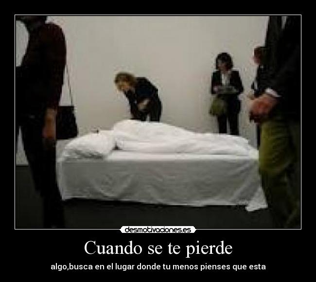 Cuando se te pierde - 