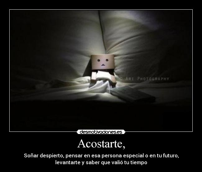 Acostarte, -