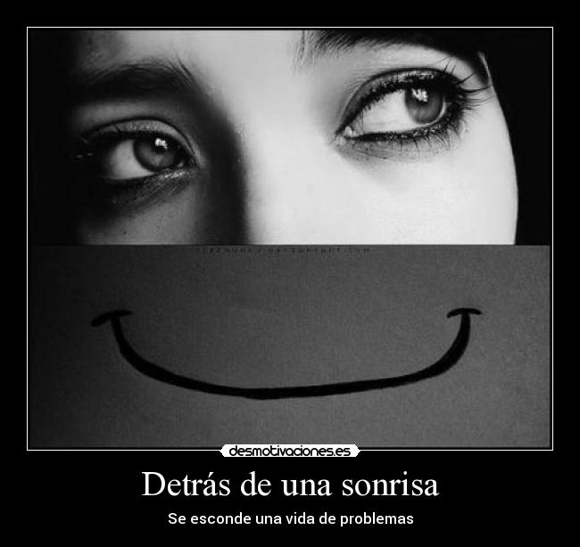Detrás de una sonrisa -