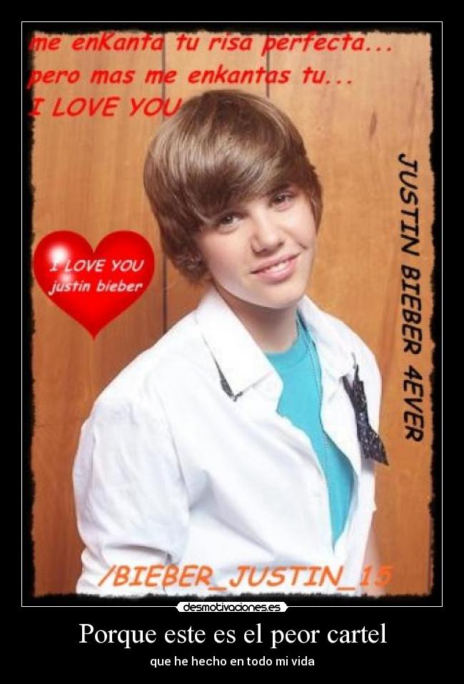 carteles justin bieber gay desmotivaciones