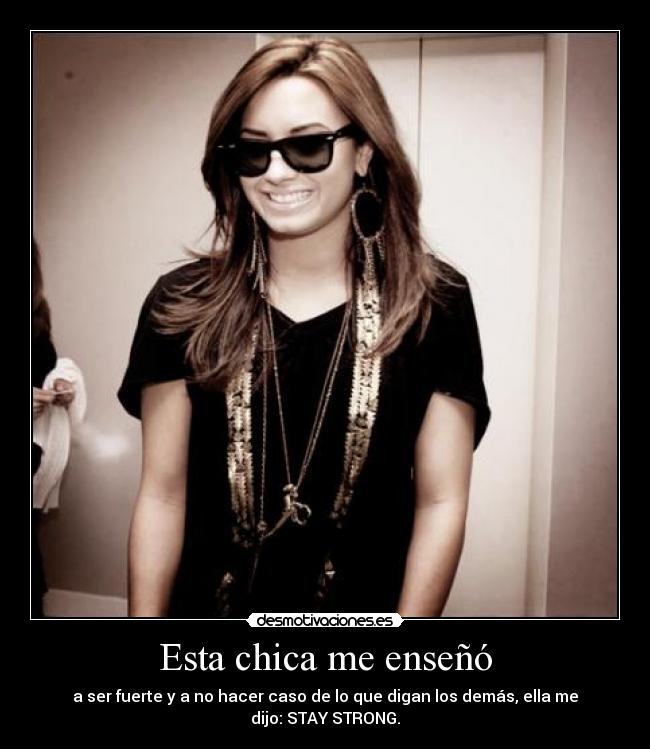 Esta chica me enseñó -