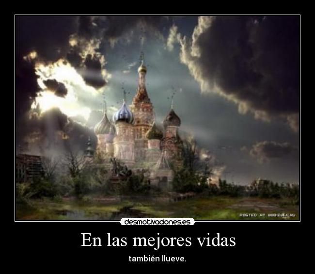 En las mejores vidas - también llueve.