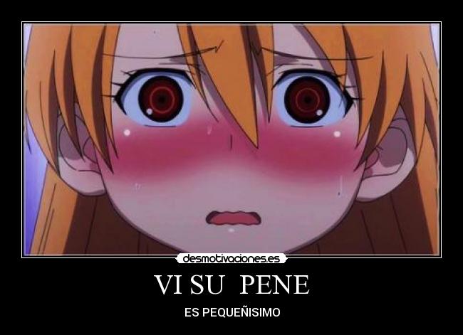carteles anime otaku pene desmotivaciones
