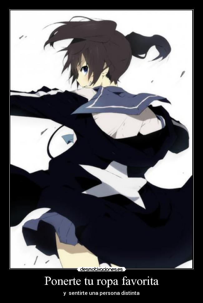 Ponerte tu ropa favorita - 