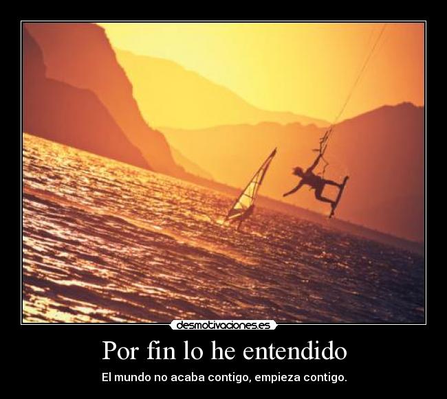 Por fin lo he entendido -