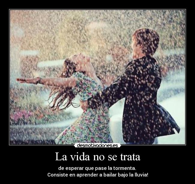 La vida no se trata -