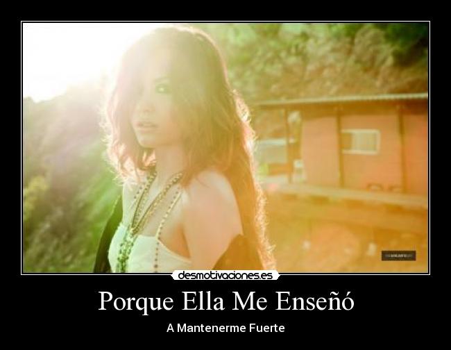 Porque Ella Me Enseñó -
