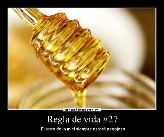 Regla de vida #27 -