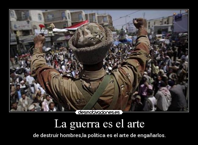 La guerra es el arte -