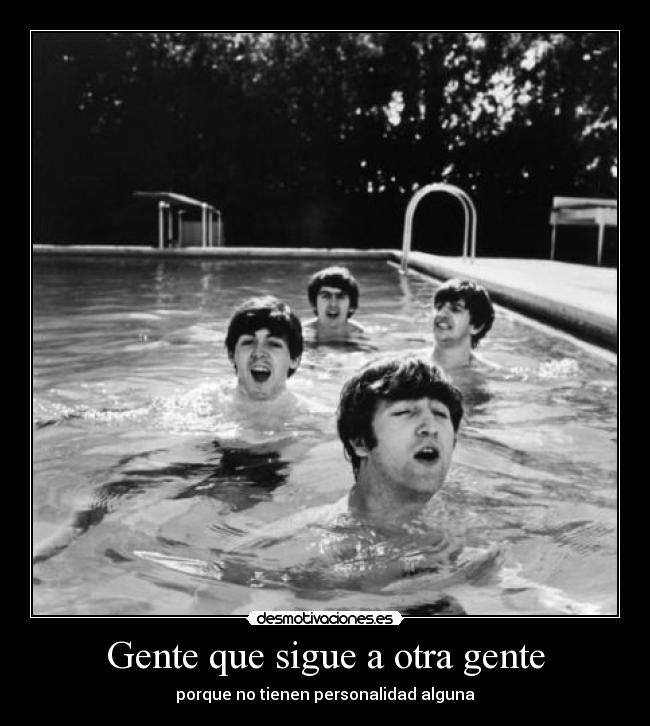 Gente que sigue a otra gente -