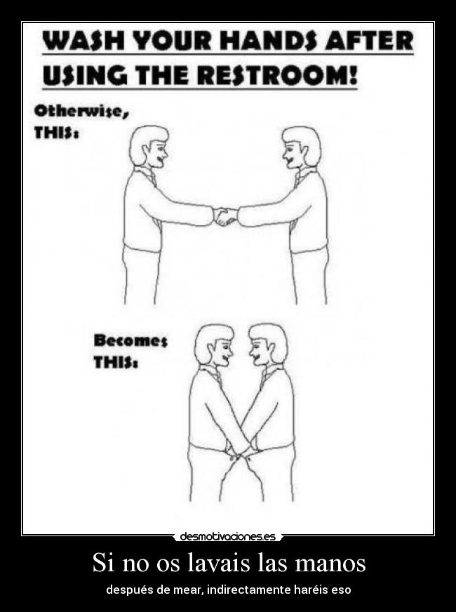 carteles por eso doy mano nadie desmotivaciones