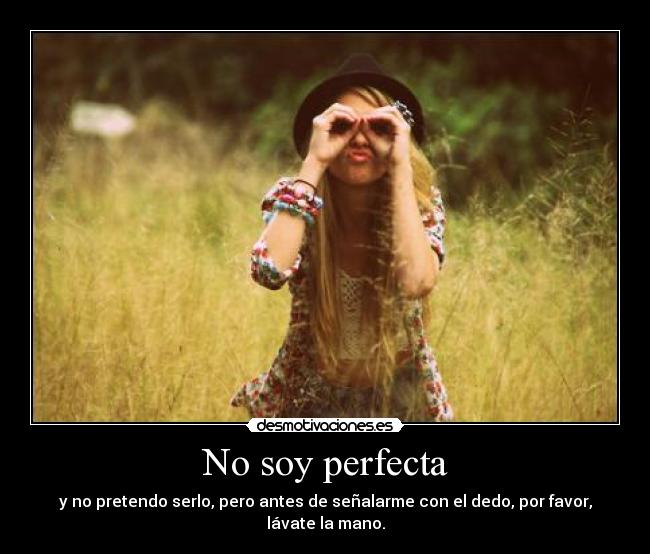 No soy perfecta - 