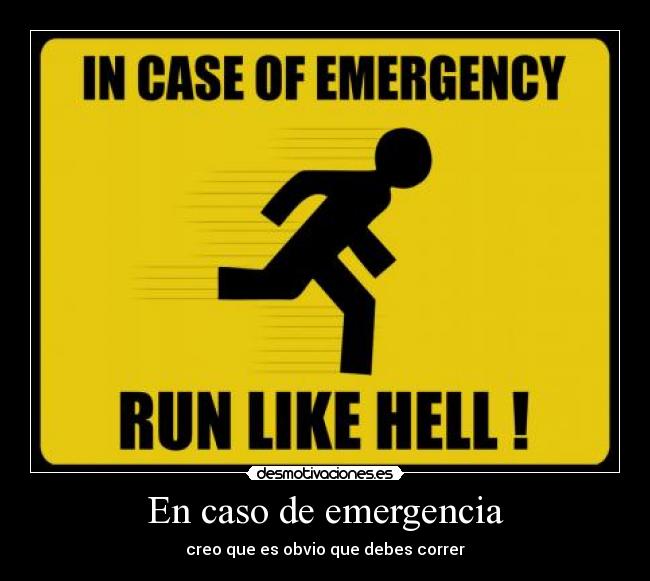 En caso de emergencia - 