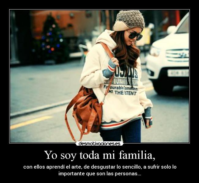 Yo soy toda mi familia, - 