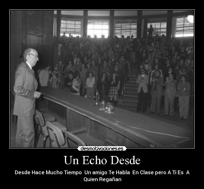 Un Echo Desde - 