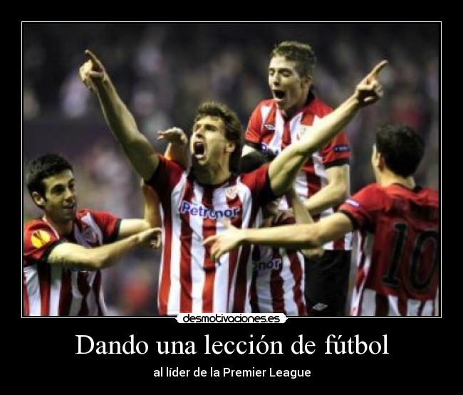 Dando una lección de fútbol - al líder de la Premier League