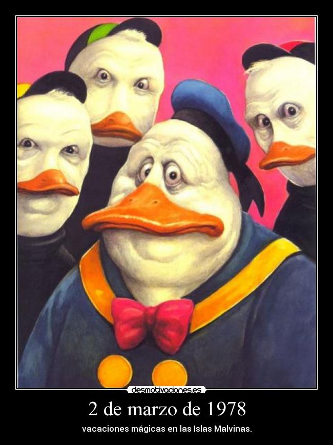 2 de marzo de 1978 - vacaciones mágicas en las Islas Malvinas.