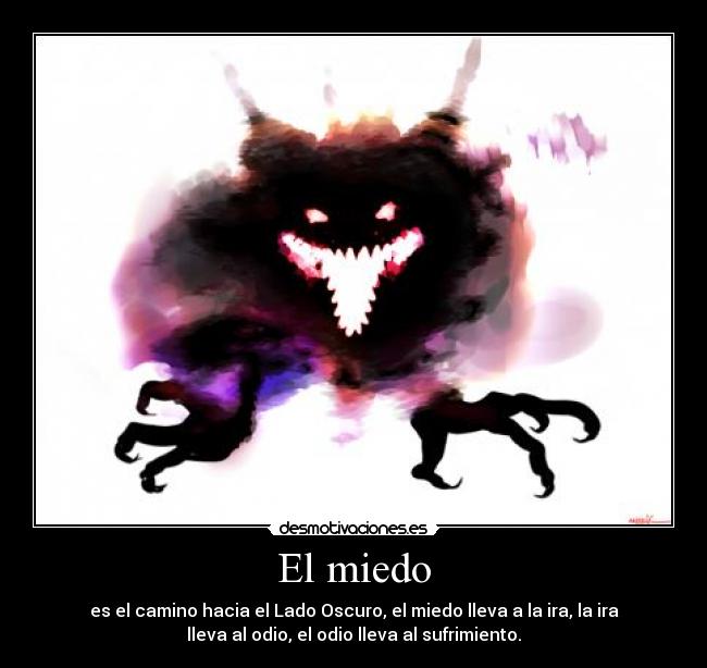 El miedo -