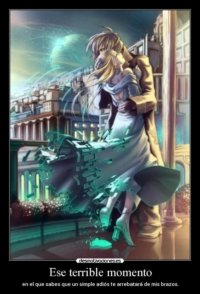 Ese terrible momento -