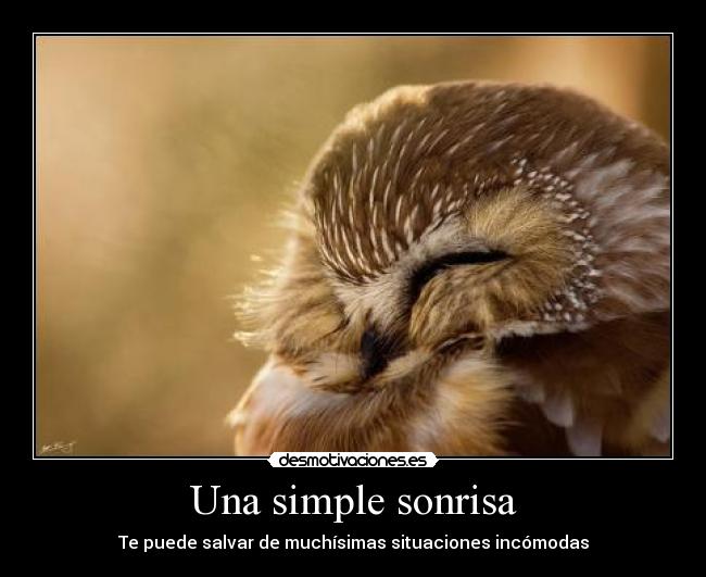 Una simple sonrisa -