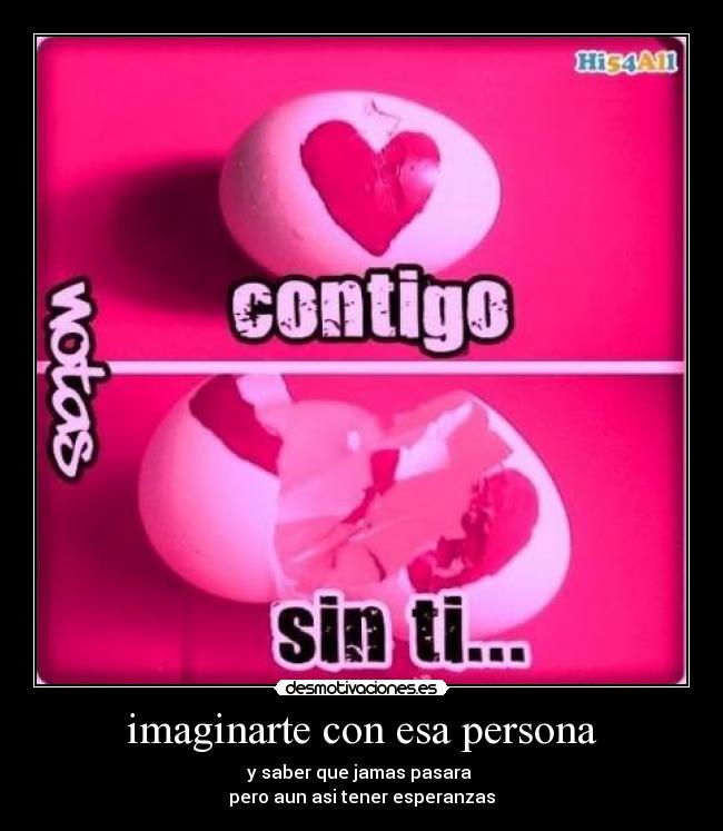 imaginarte con esa persona - 