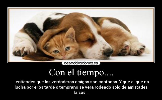 Con el tiempo.... -