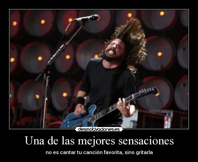 Una de las mejores sensaciones - 