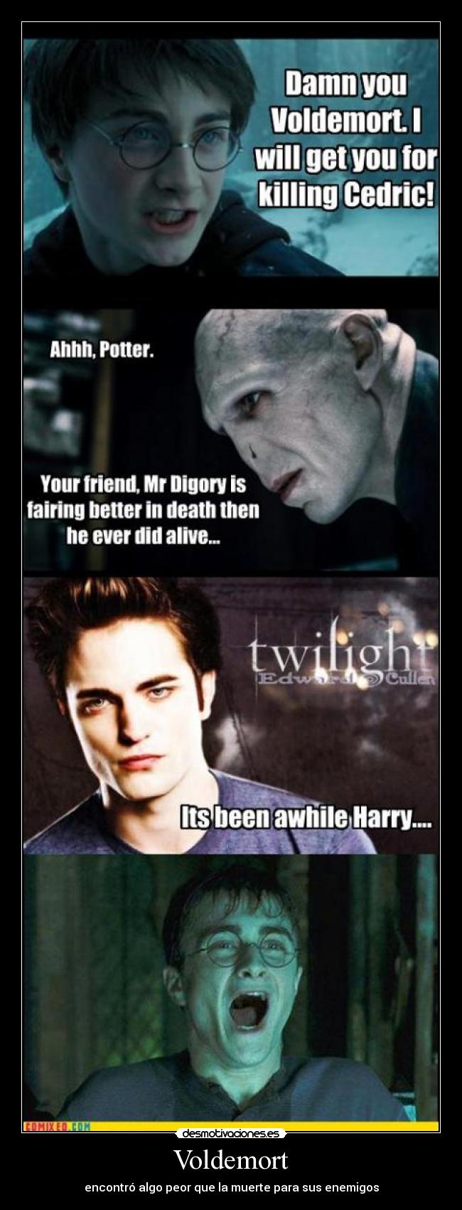 Voldemort - encontró algo peor que la muerte para sus enemigos