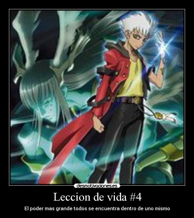 carteles vida anime kiba leccion vida poder dentro interno desmotivaciones