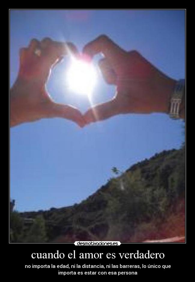 cuando el amor es verdadero -