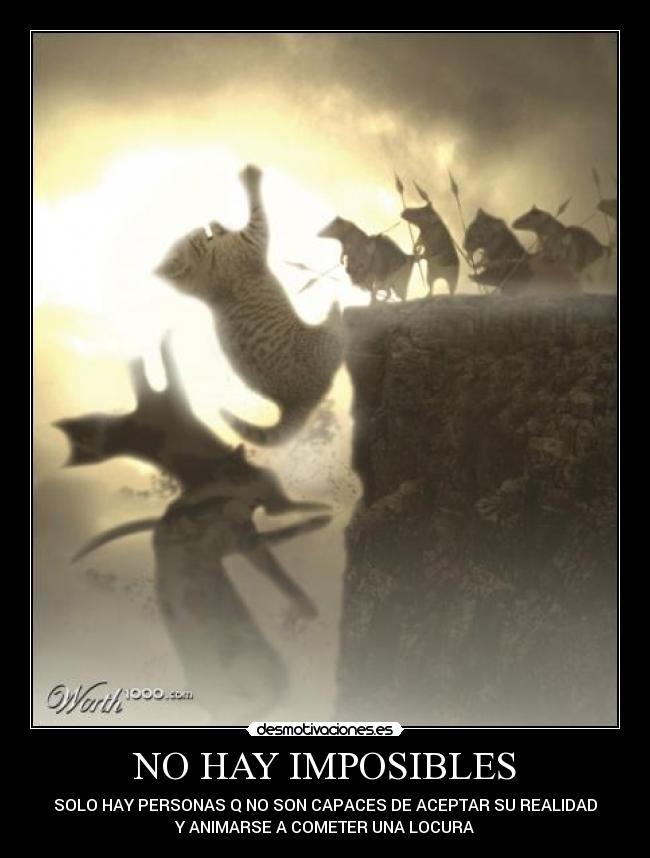 NO HAY IMPOSIBLES - 