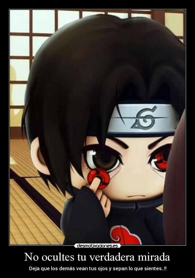 No ocultes tu verdadera mirada - 