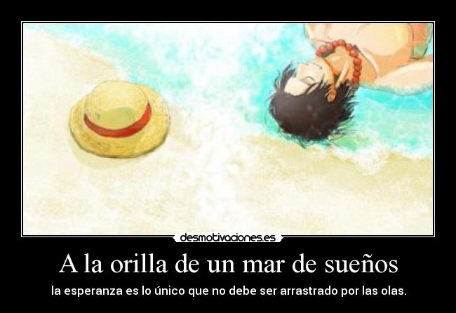 carteles one piece portgas ace harukaze desmotivaciones