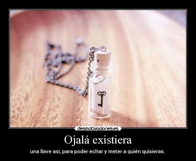Ojalá existiera - 