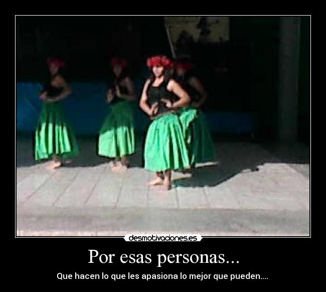 Por esas personas... - 