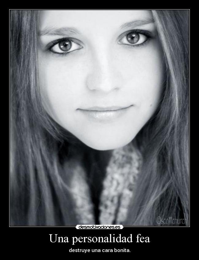 Una personalidad fea -