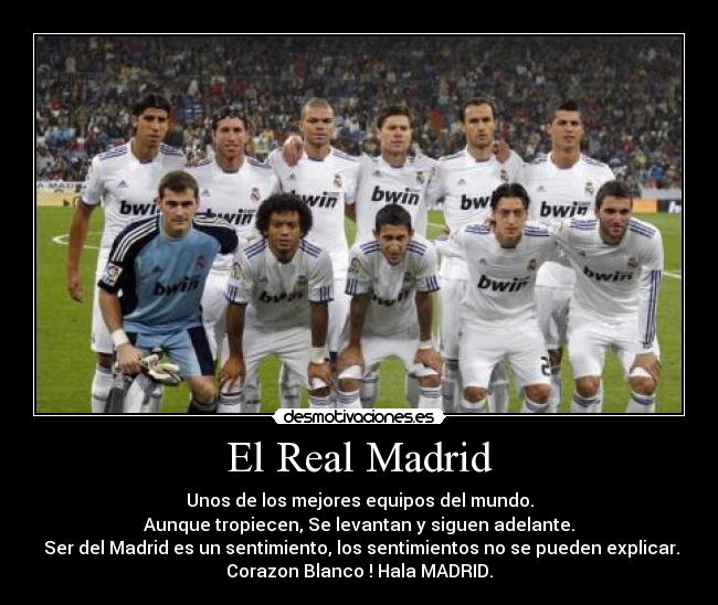 El Real Madrid -