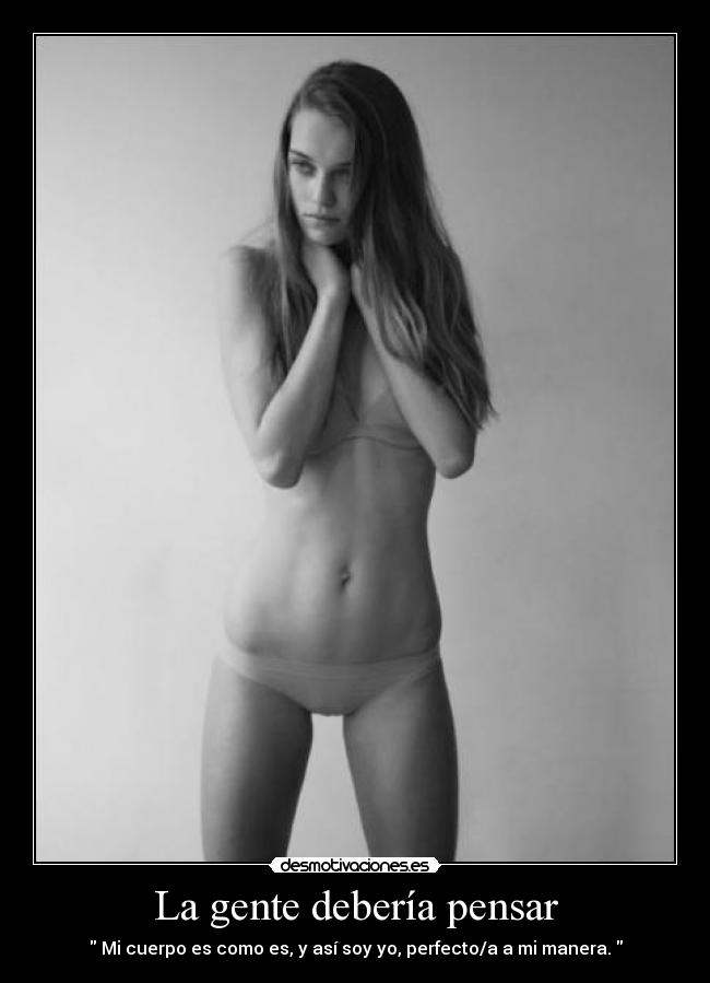 La gente debería pensar -