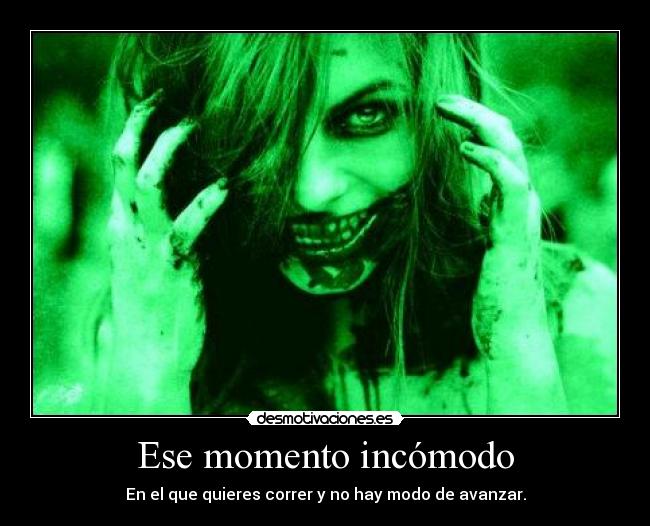 Ese momento incómodo -