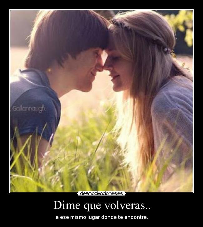 Dime que volveras.. - 