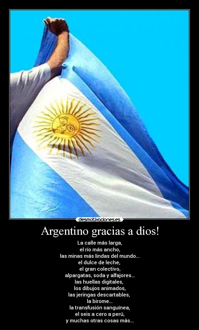 Argentino gracias a dios! - 