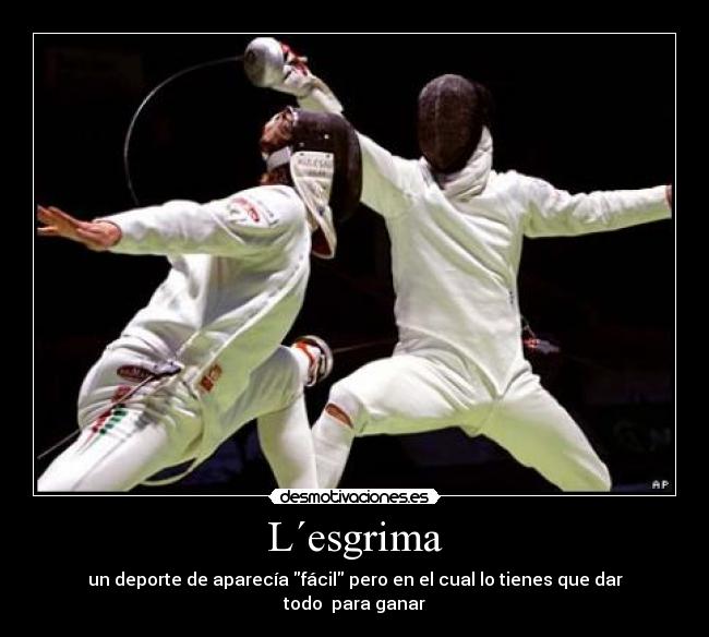L´esgrima -
