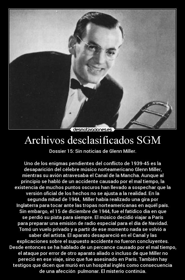 Archivos desclasificados SGM -