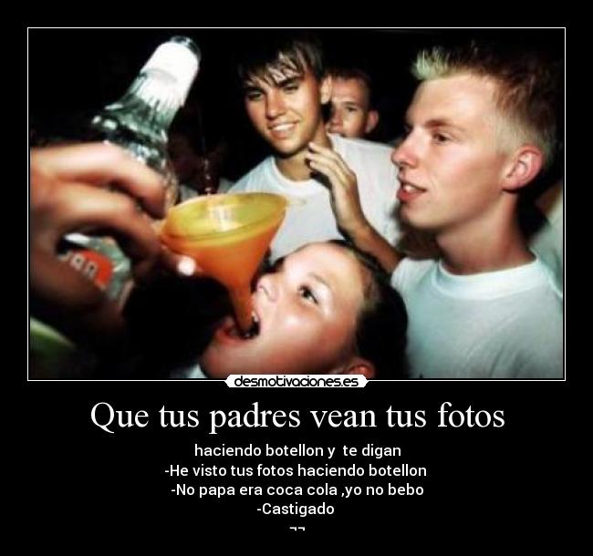 Que tus padres vean tus fotos -